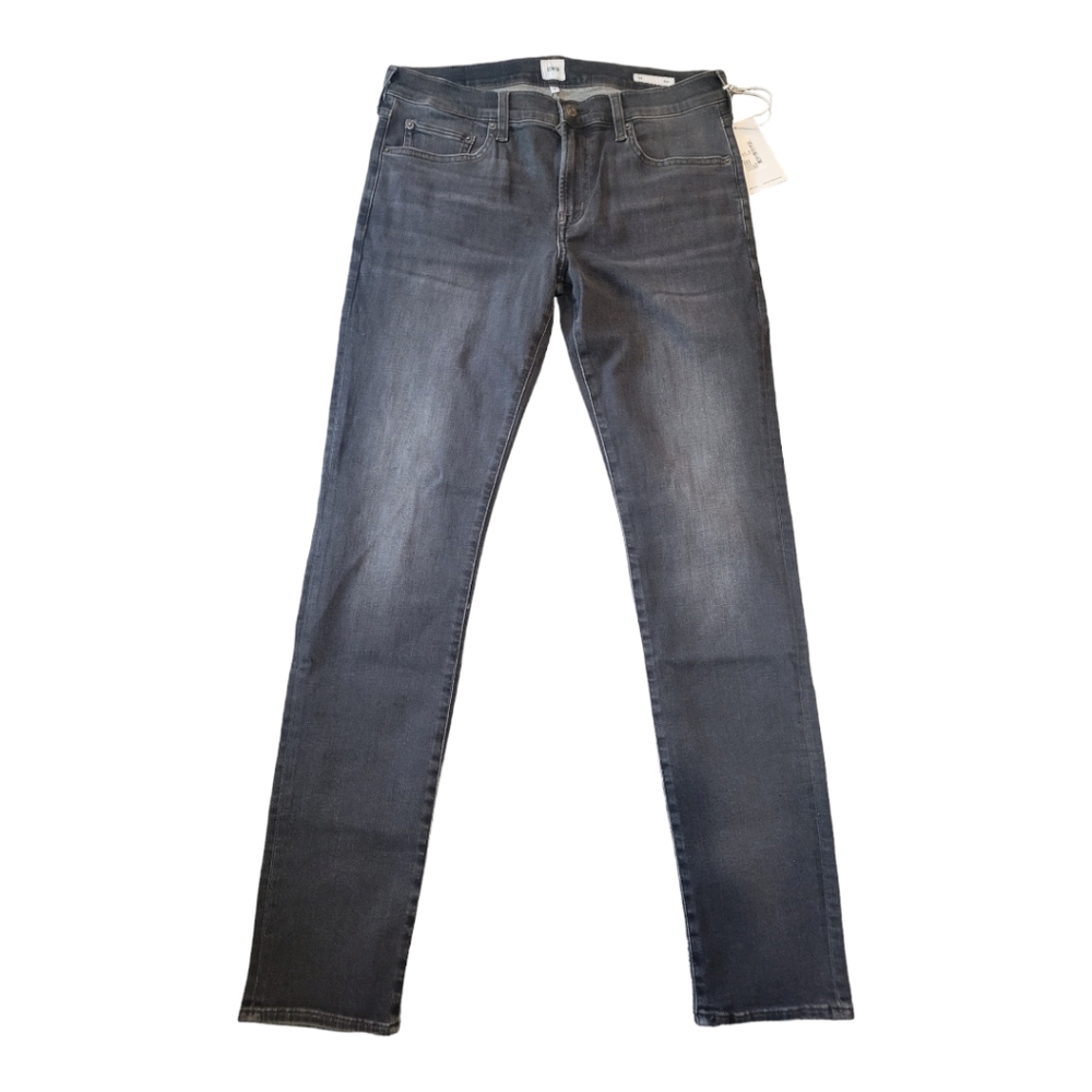 EDWIN LIAN SKINNY TAPERED LEG JEANS Men's Size 31 X 32 COAL BLACK WASH MSRP $158
